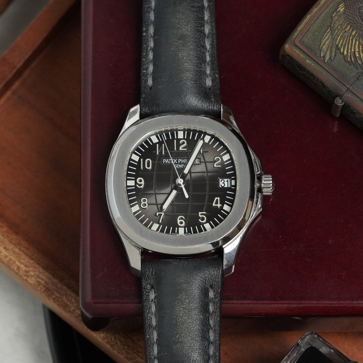 Patek Philippe Straps - Grey Arillo