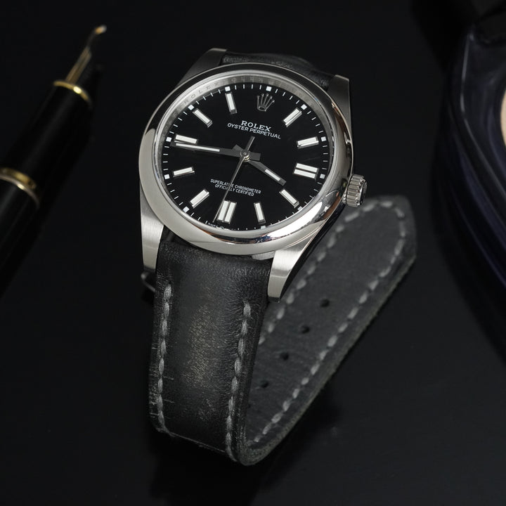 Rolex Straps - Grey Arillo