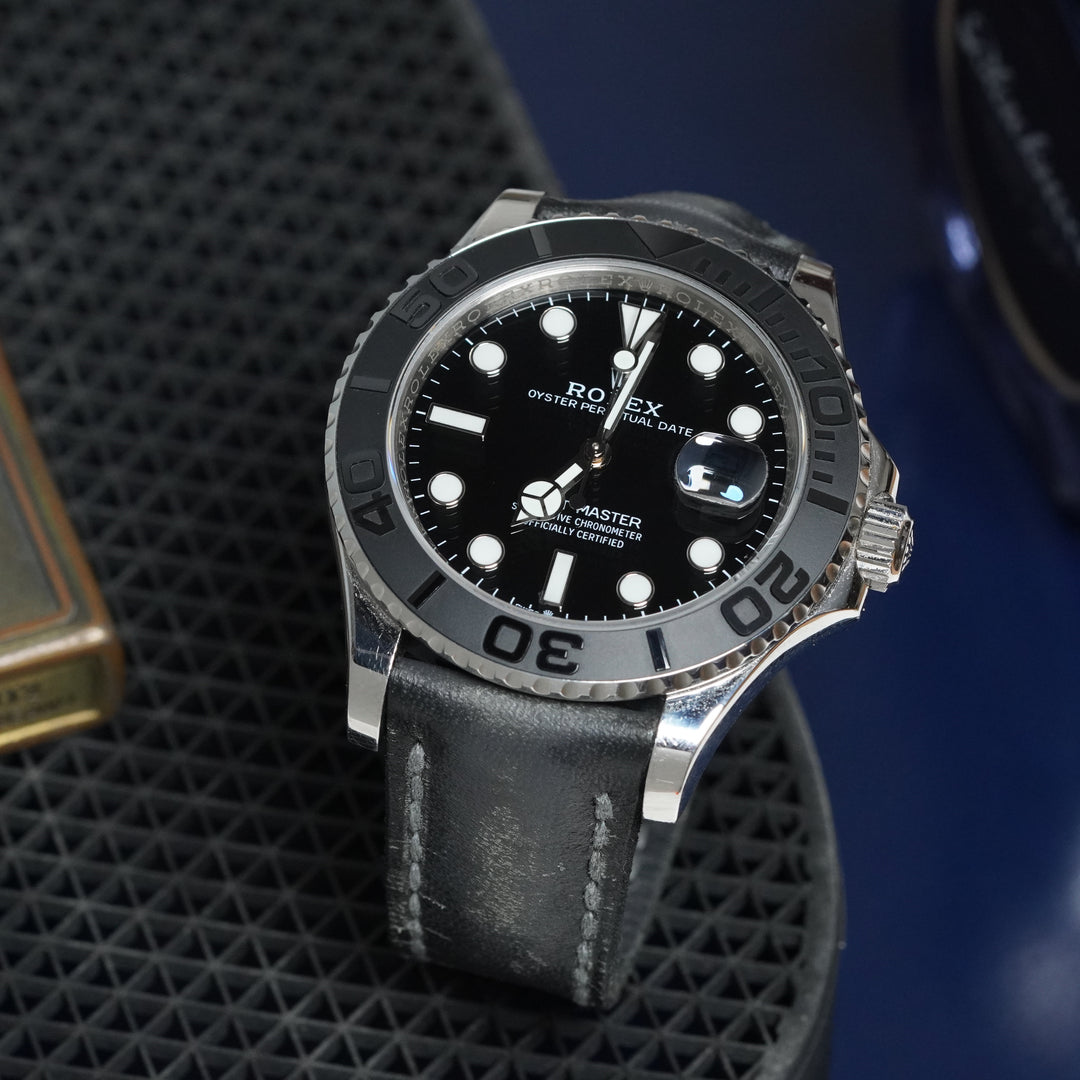 Rolex Straps - Grey Arillo