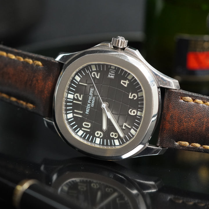 Patek Philippe Straps - Grey Arillo