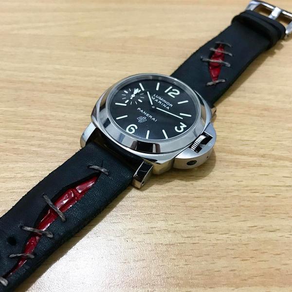 Panerai Luminor Straps - Black Hallowen