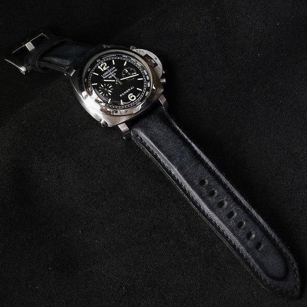 Panerai Luminor Straps - Black Muscular