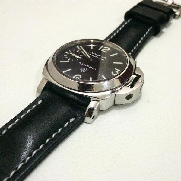 Panerai Luminor Straps - Black Padded