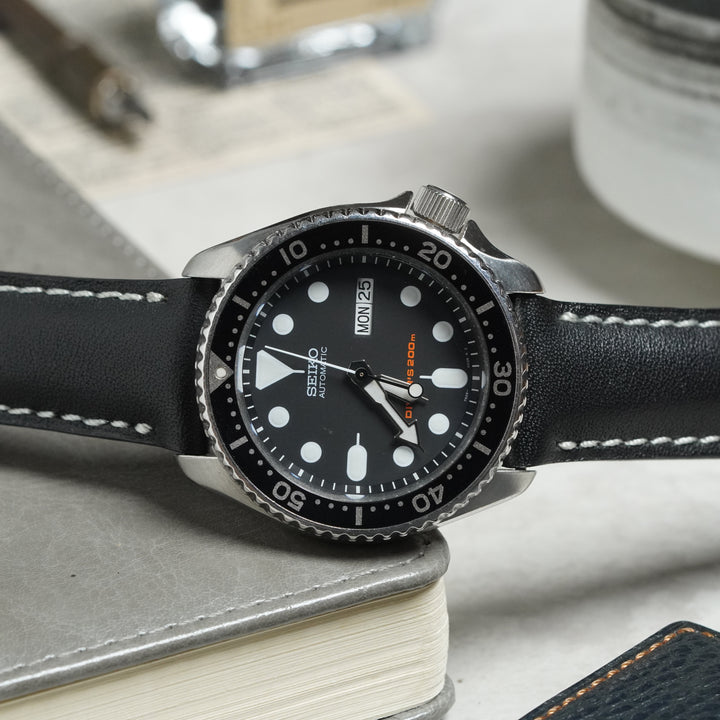 Seiko Straps - Black Padded