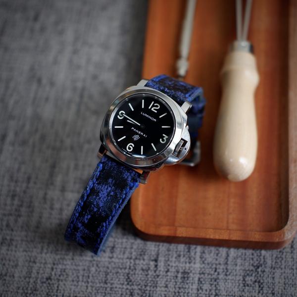 Panerai Luminor Straps - Blue Blackbay