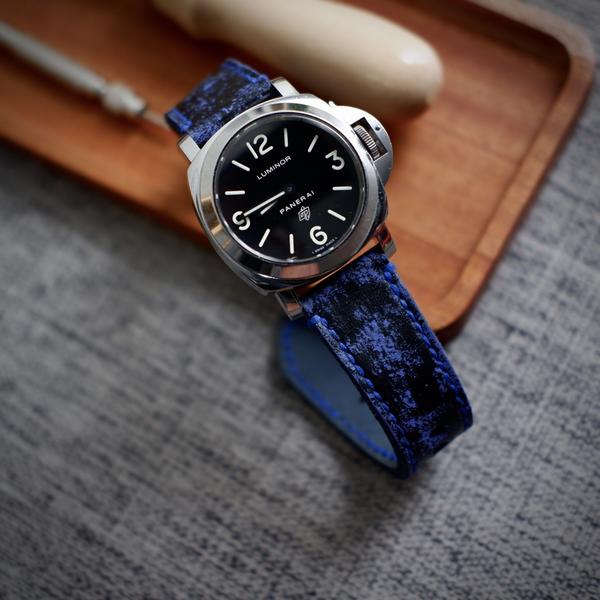 Panerai Luminor Straps - Blue Blackbay