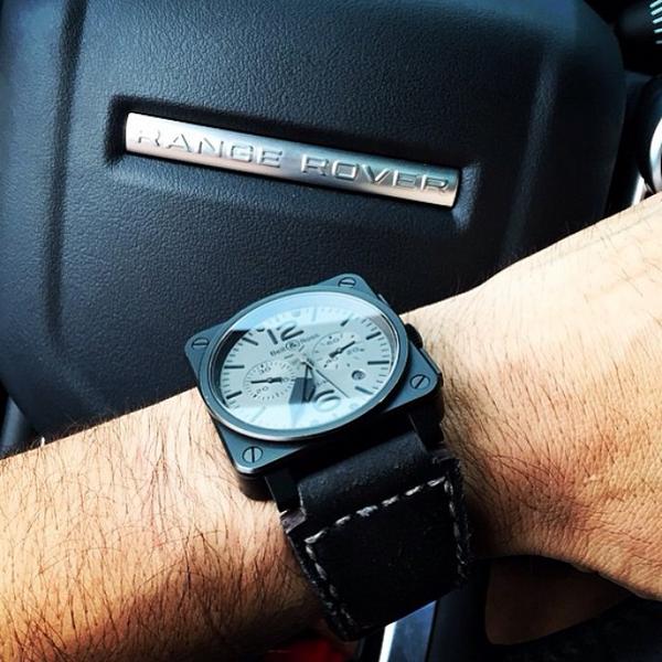 Bell & Ross Straps - BR Brutal Black