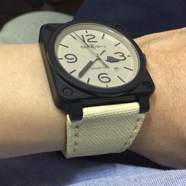 Bell & Ross Straps - BR Canvas Sand