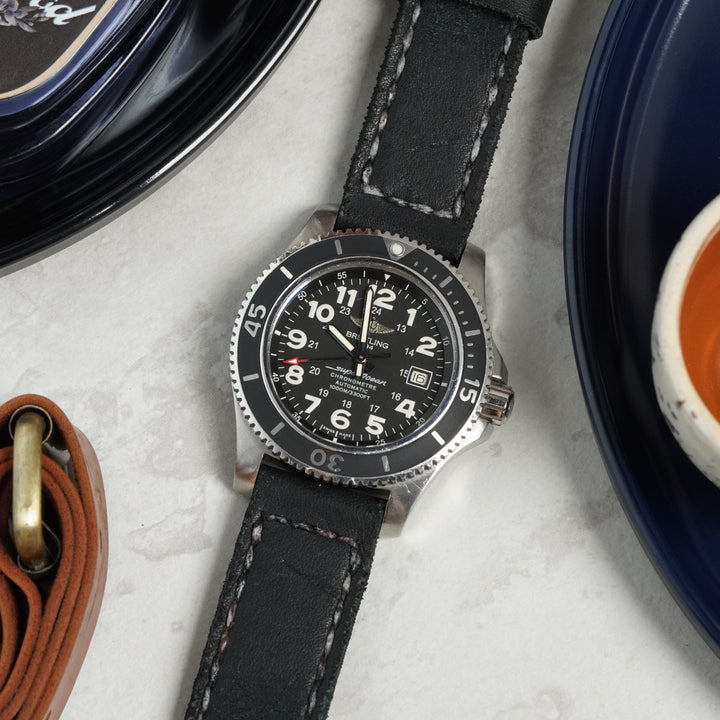 Breitling Straps - Brutal Black