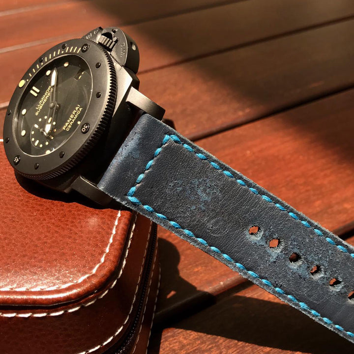 Panerai Submersible Straps - Brutal Blue