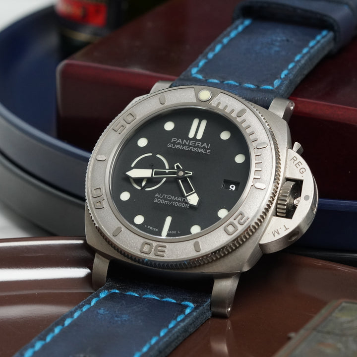 Panerai Submersible Straps - Brutal Blue