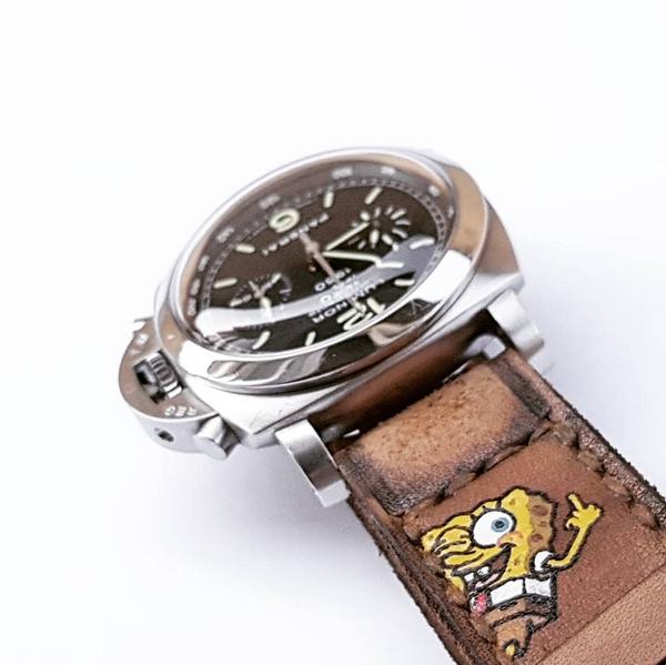 Panerai Luminor Straps - Caitlin 2 with Spongebob