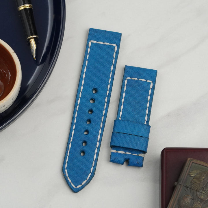 Apple Watch Straps - Canvas Aqua Blue