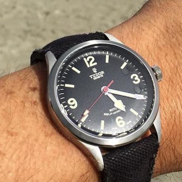 Tudor Straps - Canvas Noir