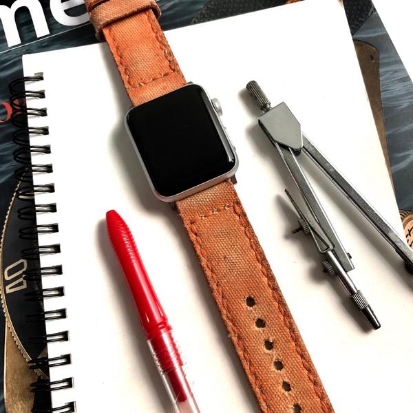 Apple Watch Straps - Canvas Orange No. 2