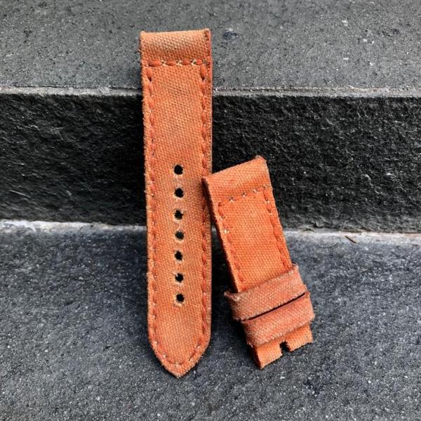 Panerai Luminor Straps - Canvas Orange No. 2