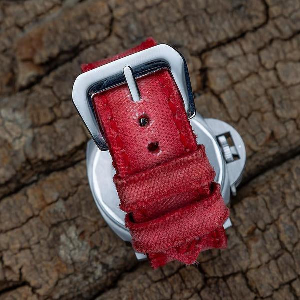 Panerai Submersible Straps - Canvas Red No. 1