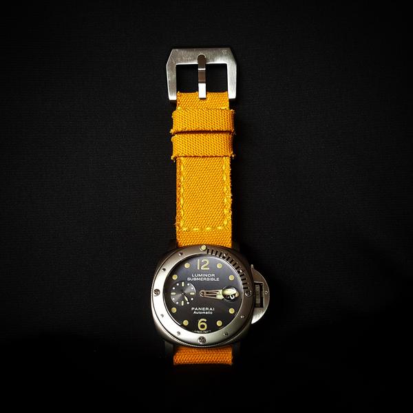 Panerai Luminor Straps - Canvas Yellow No. 12