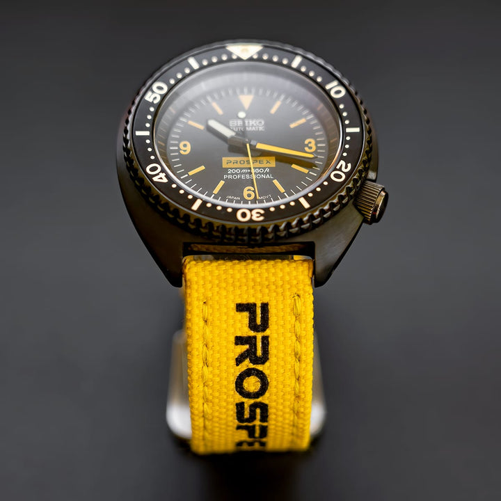 Yellow Canvas Seiko Pasion Edition