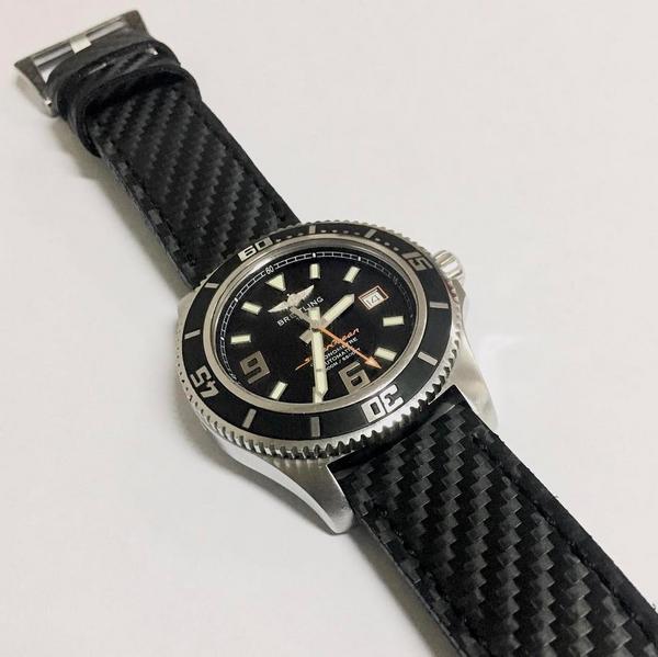 Breitling Straps - Carbon Fiber