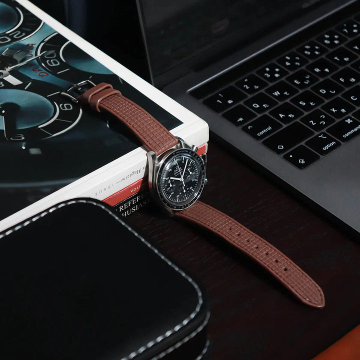 Omega Straps - Chessboard Bordeaux