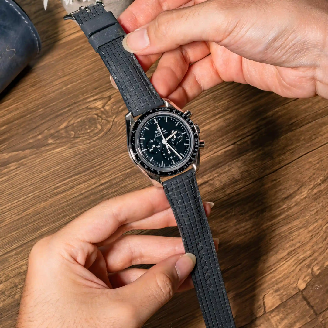 Omega Straps - Chessboard Grey