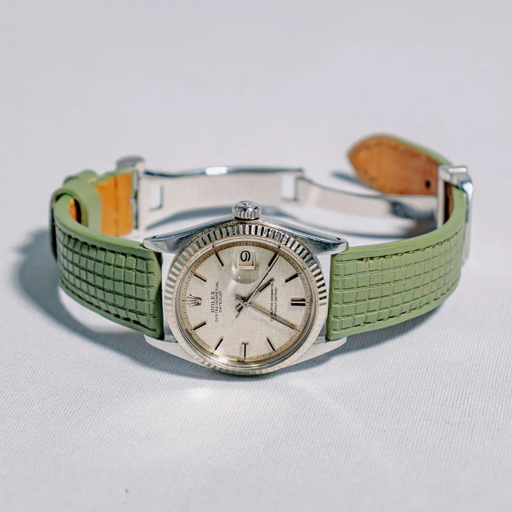 Rolex Straps - Chessboard Fern Green