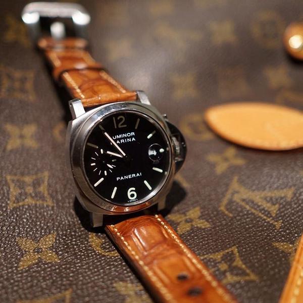 Panerai Luminor Straps - Caramel Croco