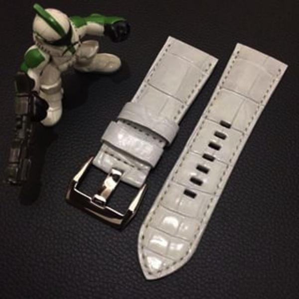 Panerai Luminor Straps - White Croco