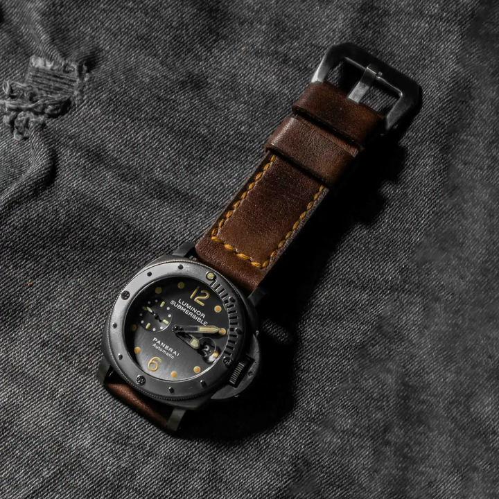 Panerai Submersible Straps - Dark Oil