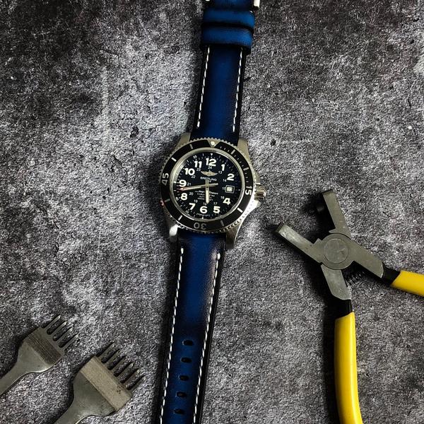 Breitling Straps - Deep BLNR MK2