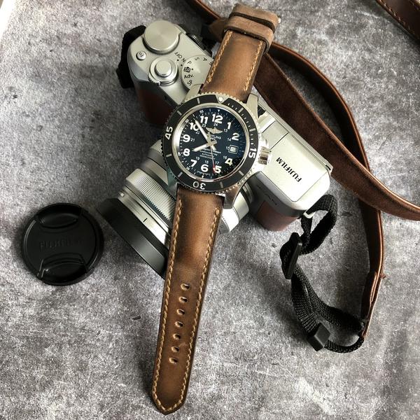 Breitling Straps - Deep Brown