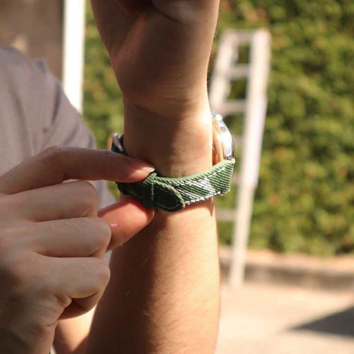 Green Calli Denim Strap