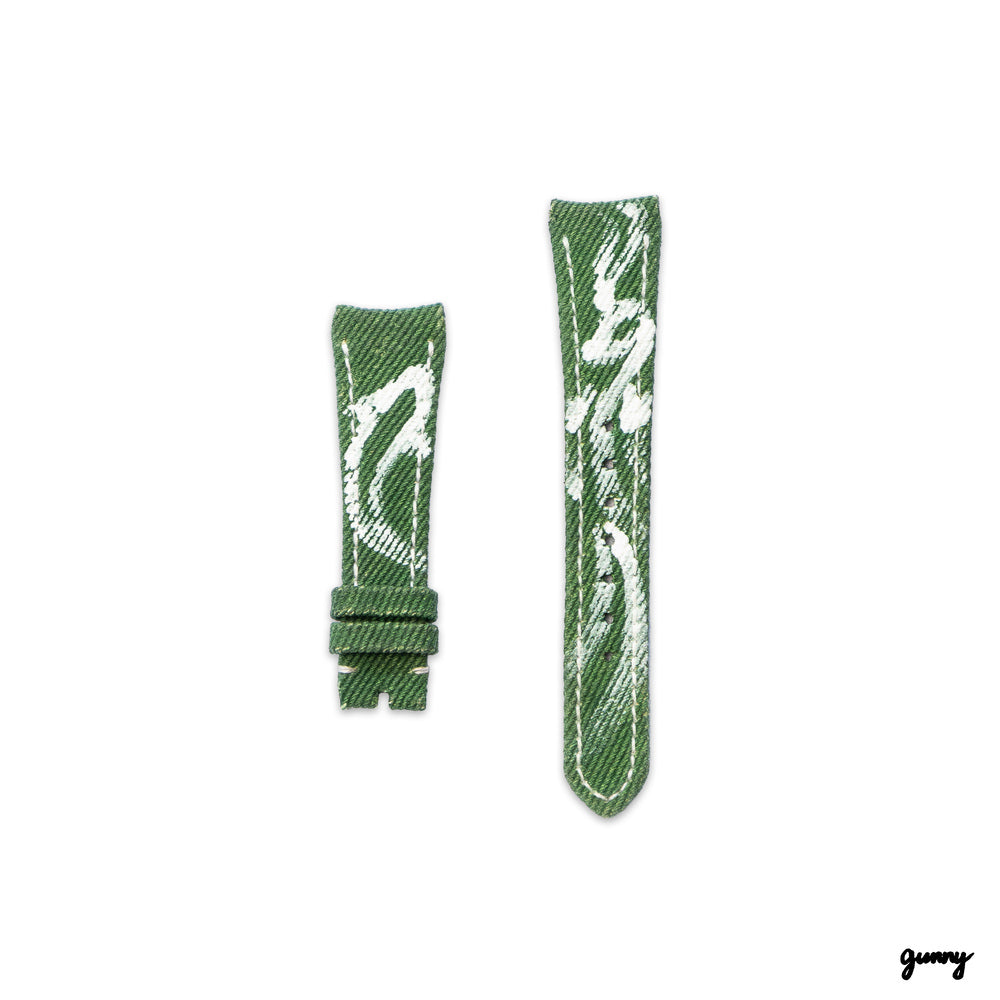 Green Calli Denim Strap