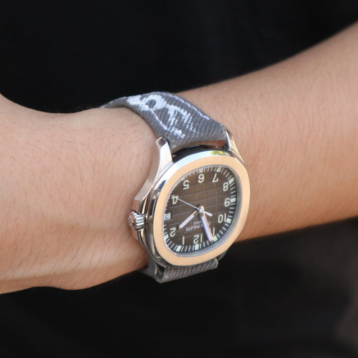 Patek Philippe Straps - Grey Calli Denim