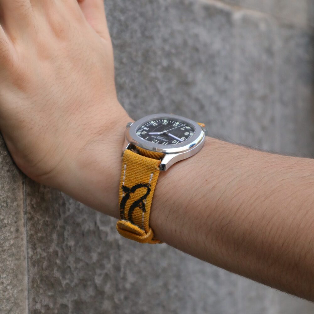 Yellow Calli Denim Strap