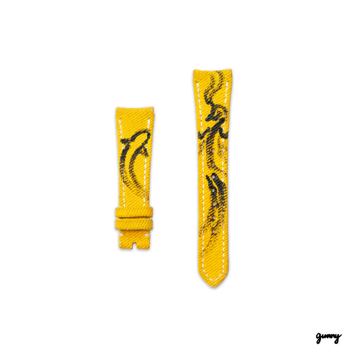 Yellow Calli Denim Strap