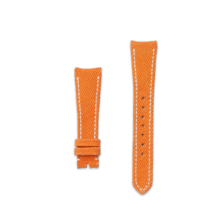 Ready Stock 21mm - Orange Denim Strap