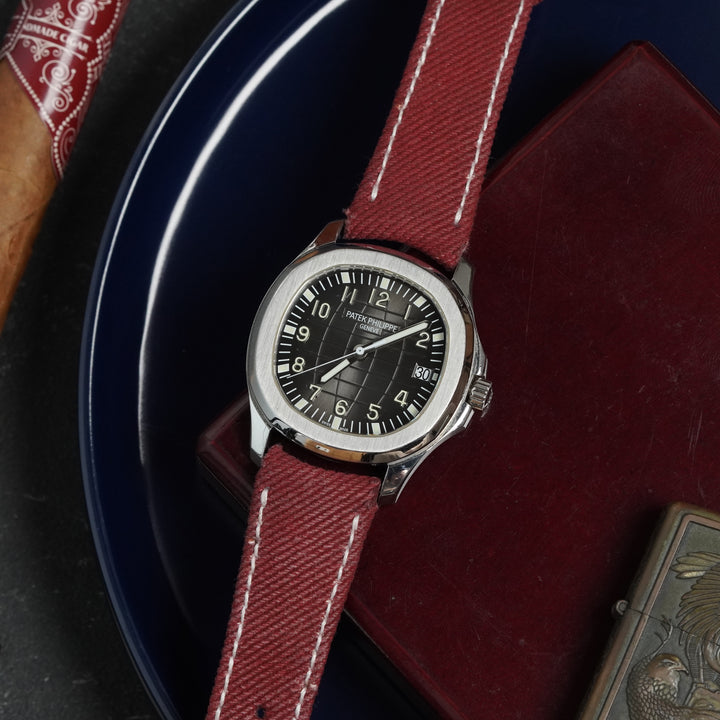 Ready Stock 21mm - Red Denim Strap