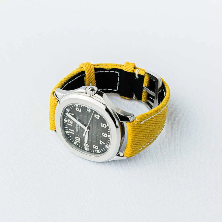 Patek Philippe Straps - Denim Yellow