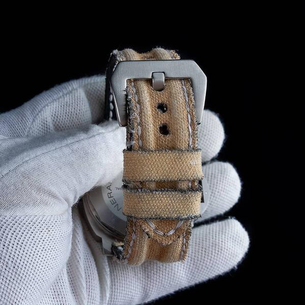 Panerai Submersible Straps - Double Muscular Sand Canvas