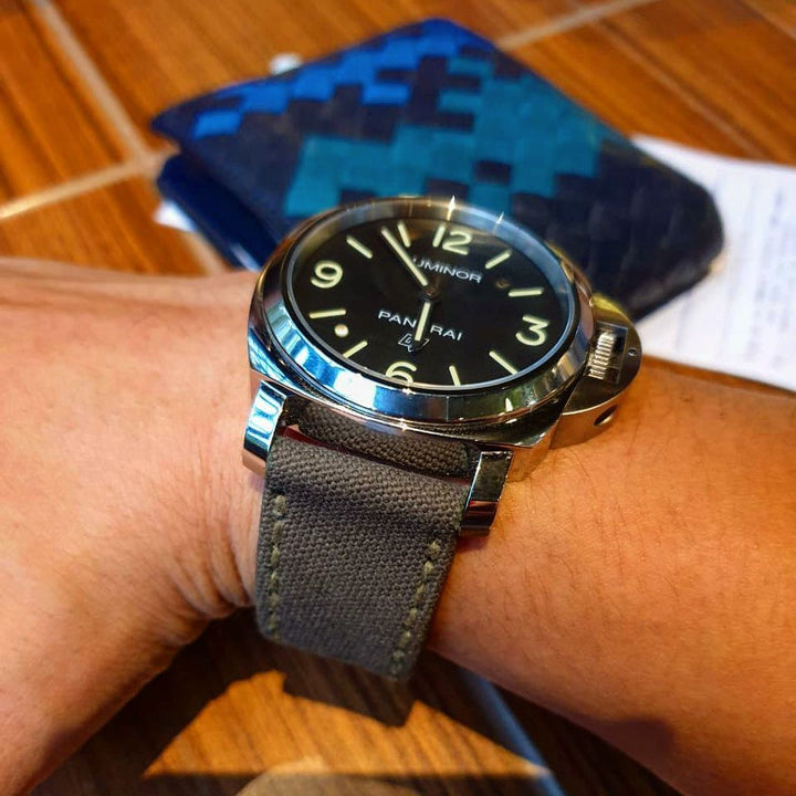 Panerai Luminor Straps - Japan Canvas Basil