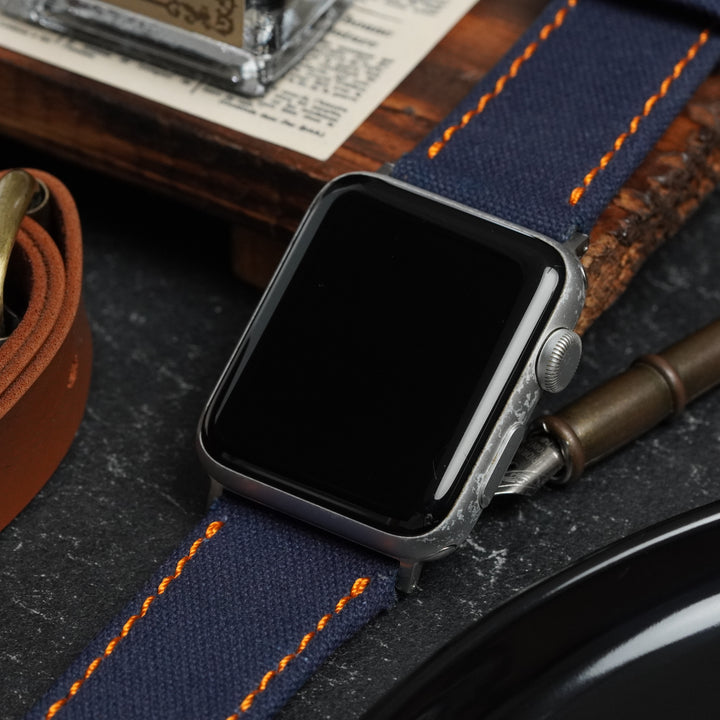 Apple Watch Straps - Japanese Canvas Royal Blue