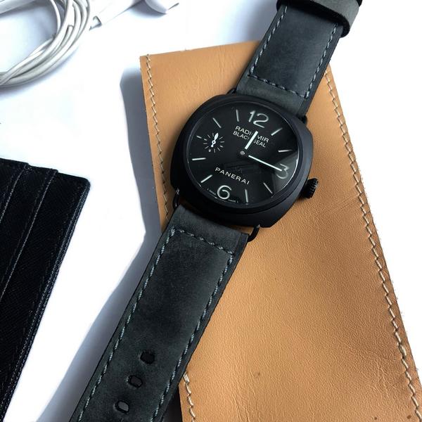 Panerai Radiomir Straps - Jet Black