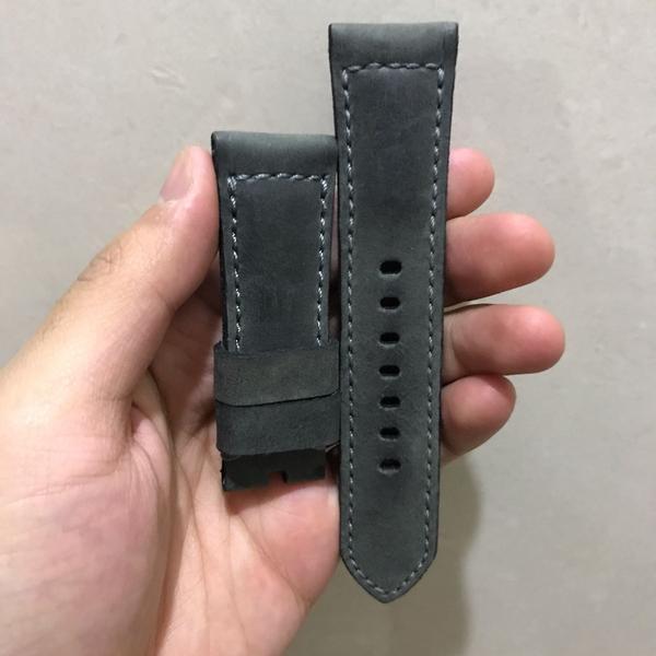 Panerai Luminor Straps - Jet Black