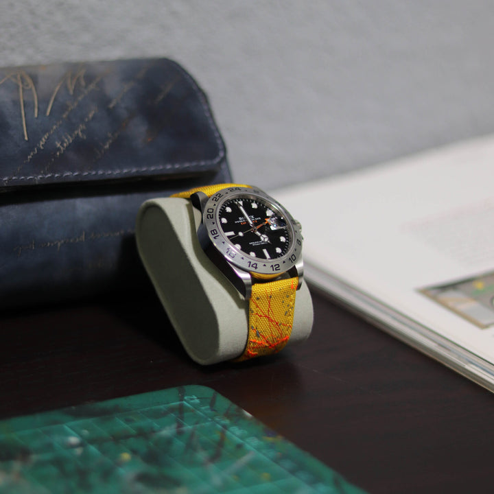 Kevlar Paint Splat Yellow Strap