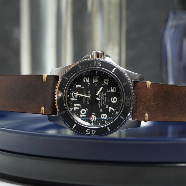 Breitling Straps - Minimalist Chocolate