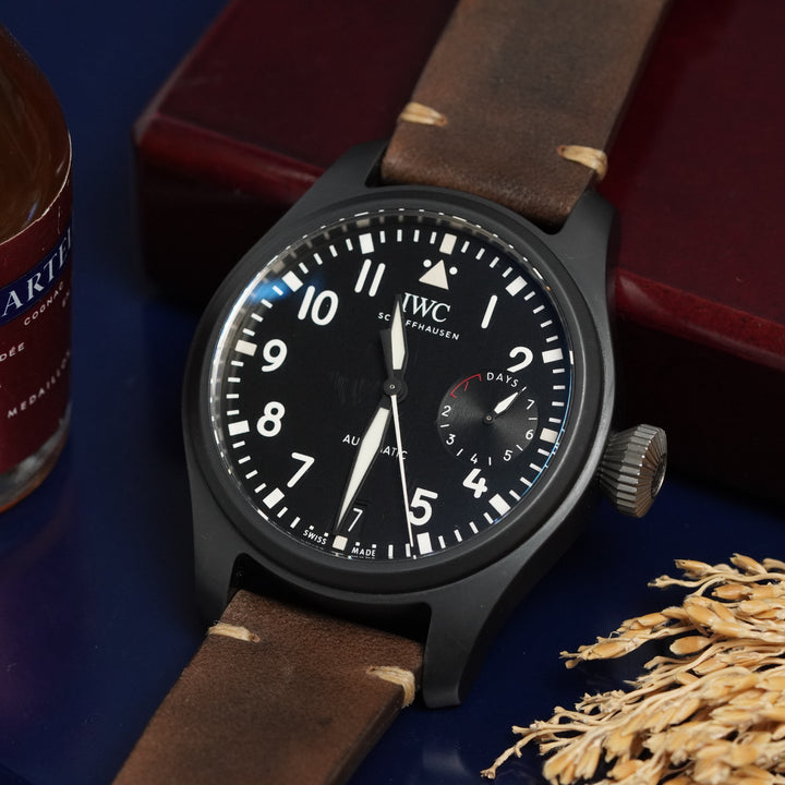 IWC Straps - Minimalist Chocolate