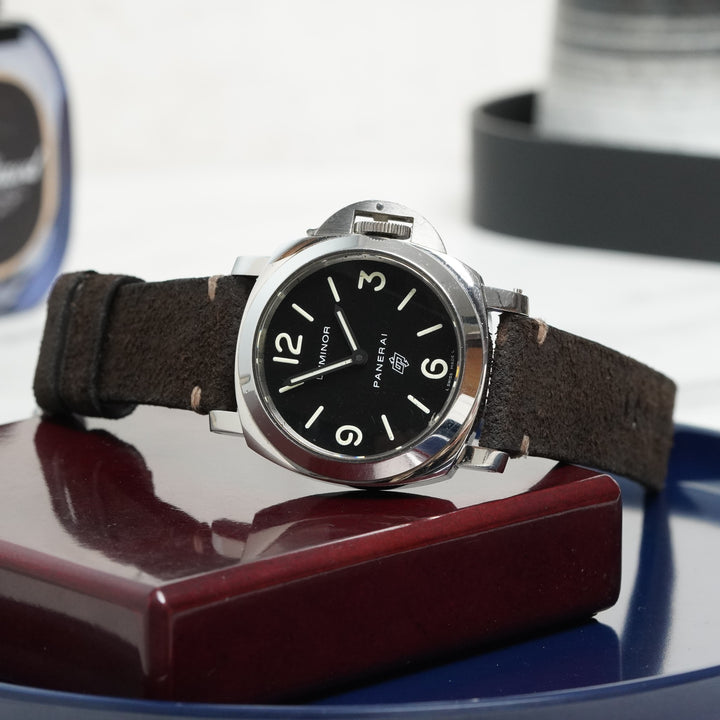 Panerai Luminor Straps - Minimalist Ebony