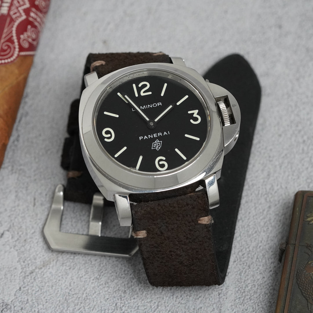Panerai Luminor Straps - Minimalist Ebony
